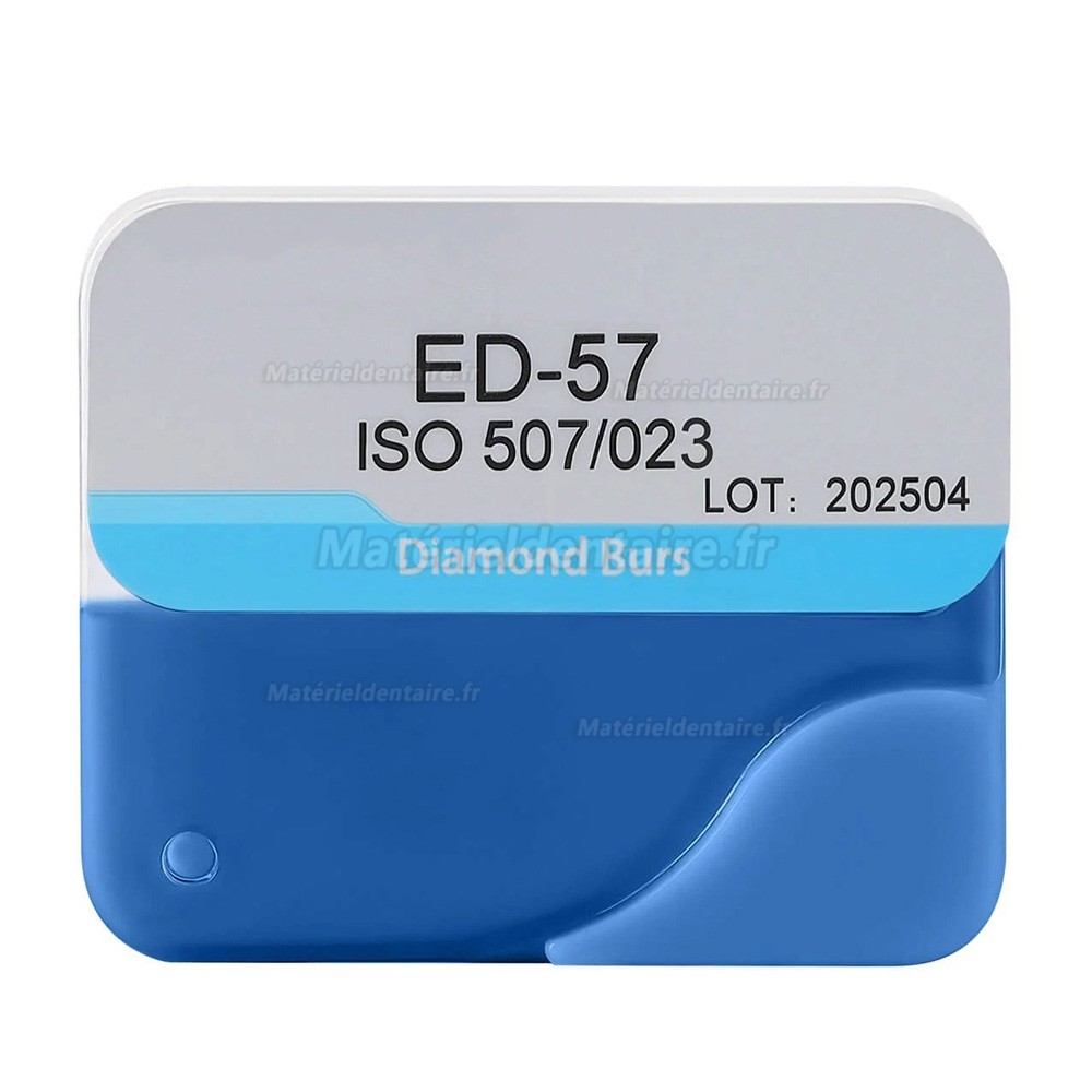 5/boîte fraises diamantées dentaires (grain fin/très fin/moyen)